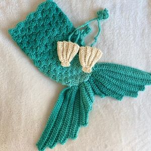 Baby girl mermaid tail